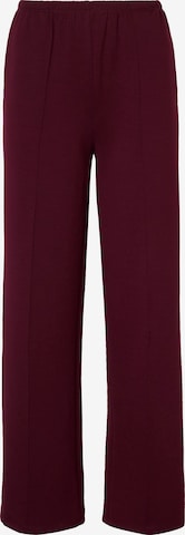 VILA Wide leg Pantalon 'VISEDRA' in Rood: voorkant