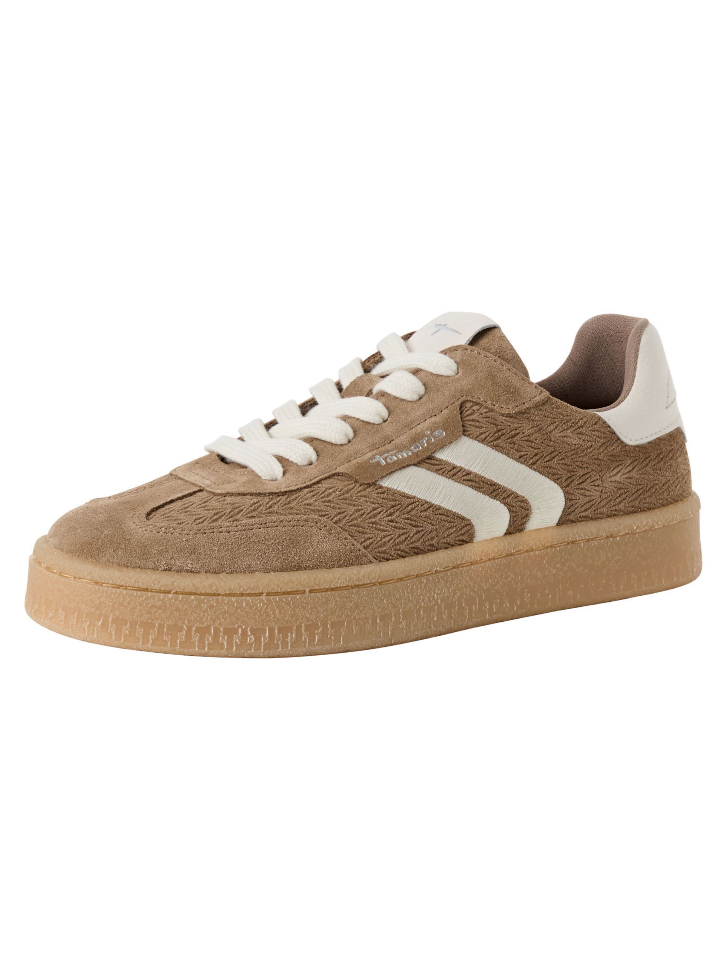 Tamaris Sneakers in Beige: front