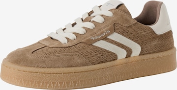 Sneaker bassa di Tamaris in beige: frontale