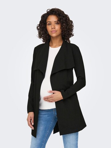 Manteau mi-saison Only Maternity en noir : devant