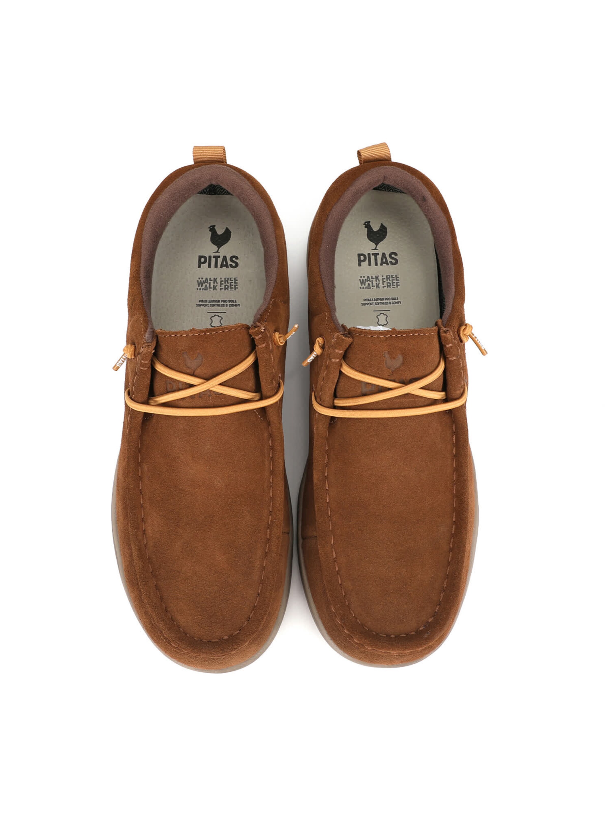 Walk In Pitas Moccasin 'Osaka' in Brown: top
