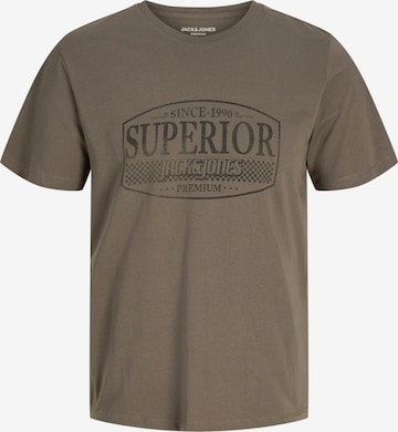 zaļš Jack & Jones Premium T-Krekls 'JPRBLUNOAH': no priekšpuses