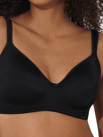 Lisca T-shirt Bra 'Victoria' in Black
