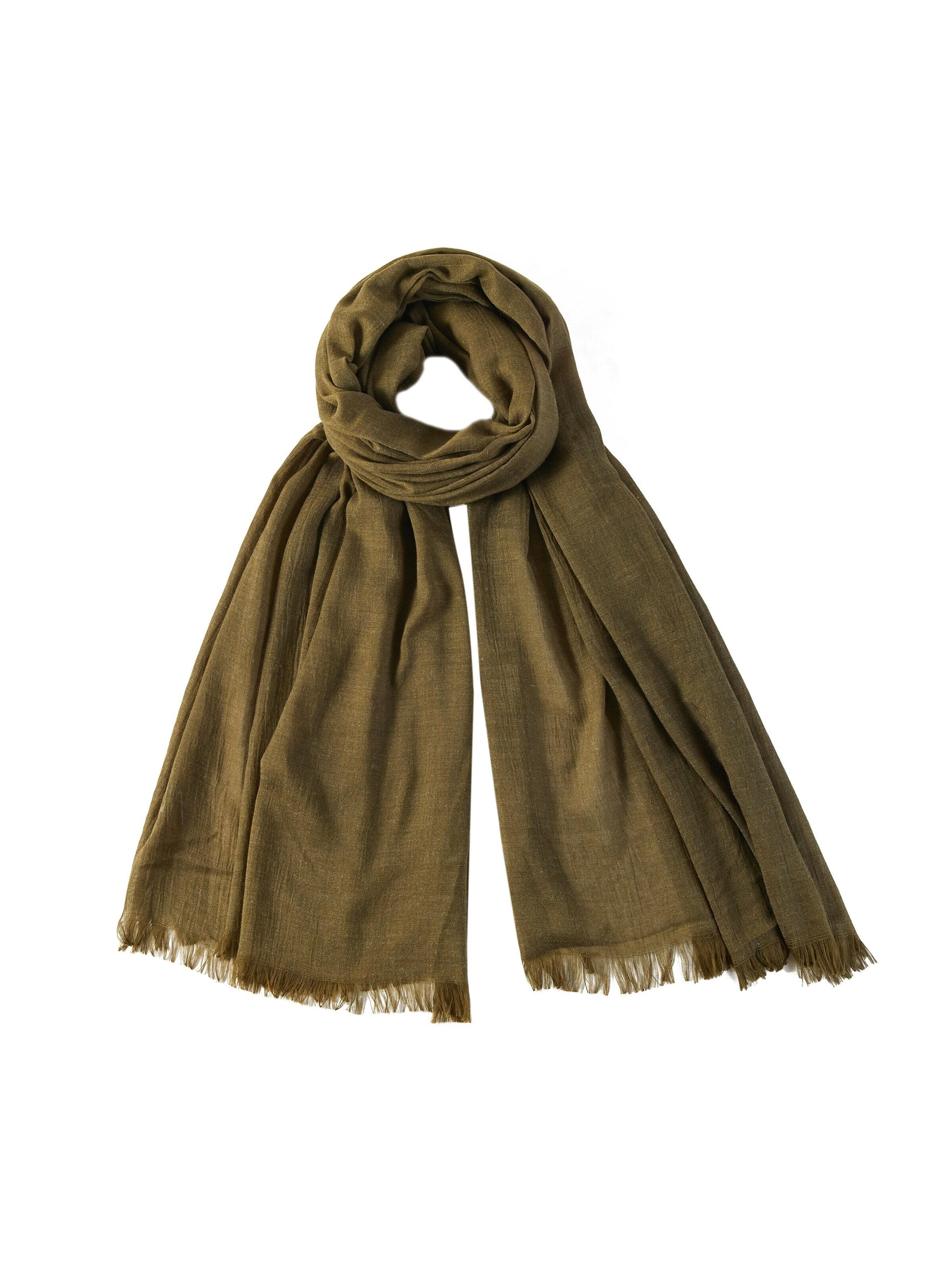 alberto cabale Scarf 'Everydays' in Green: front