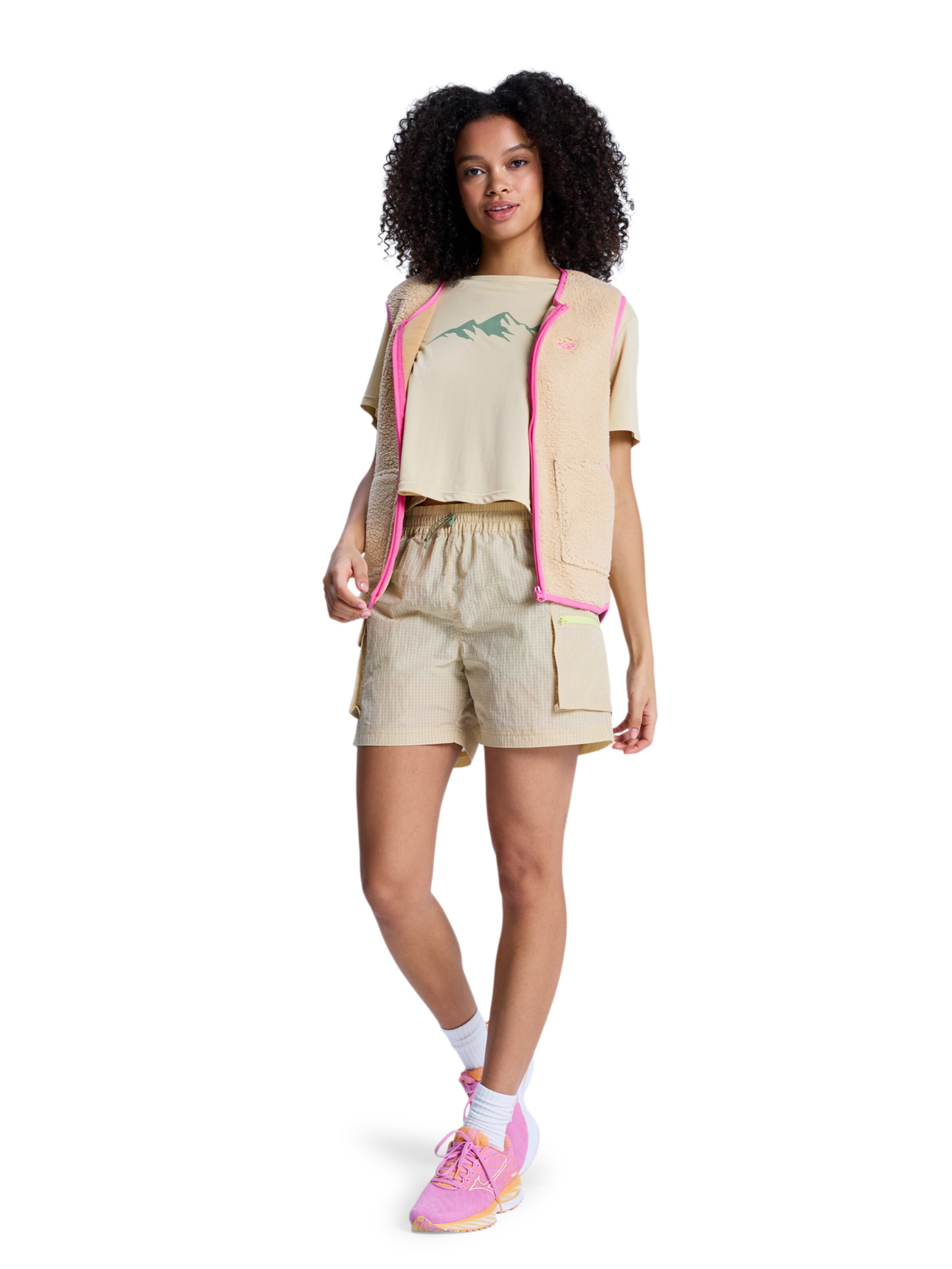 ROXY Performance Shirt 'Boundless Spirit 3' in Yellow