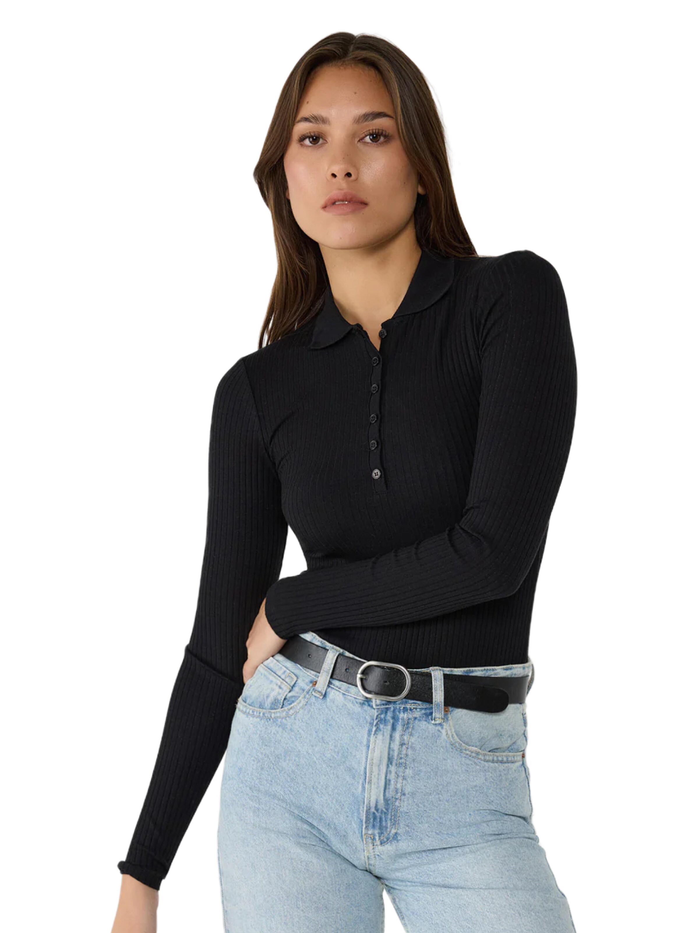 Shirtbody No Matter What en noir : devant