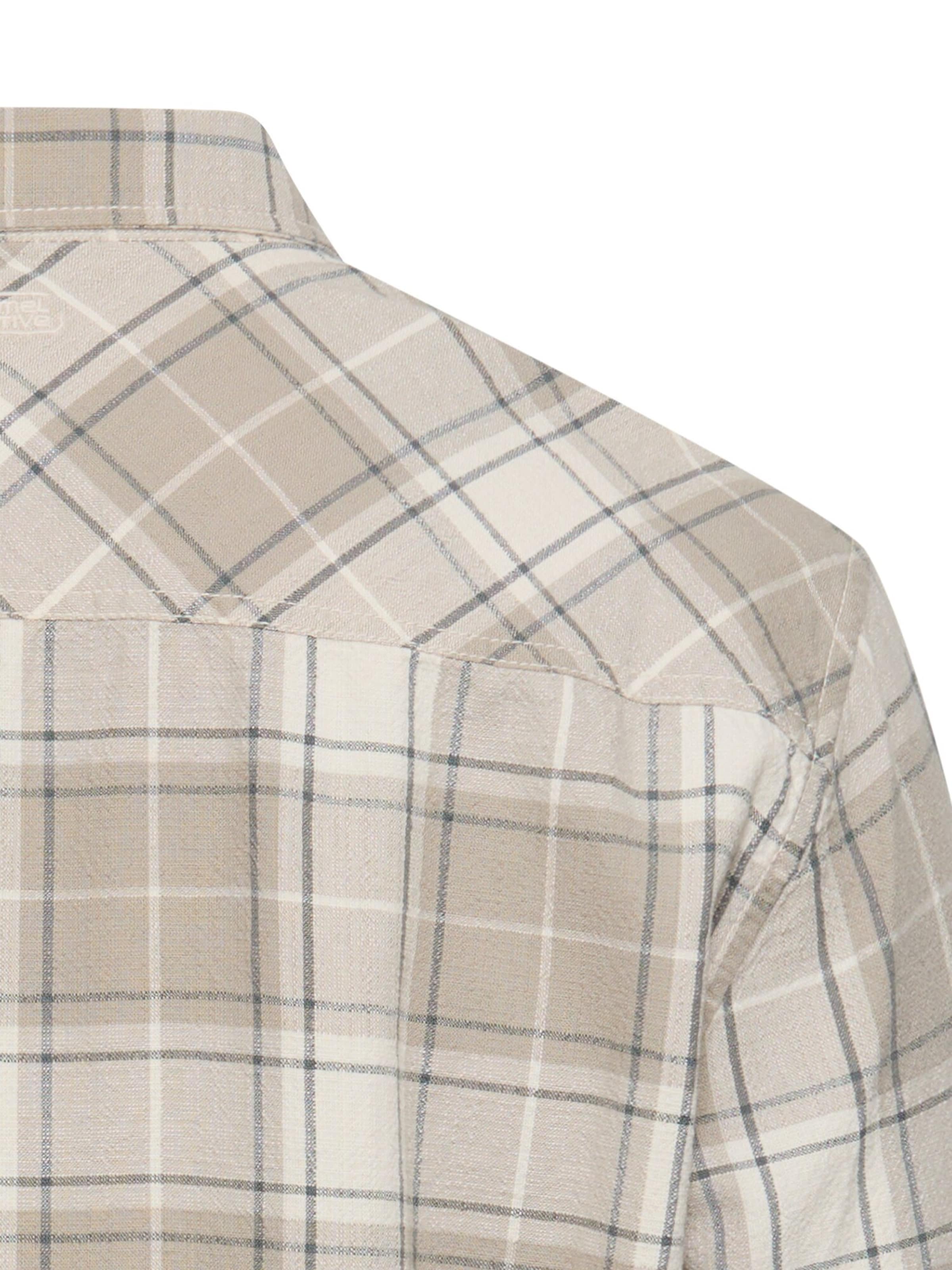 CAMEL ACTIVE Regular fit Button Up Shirt in Beige