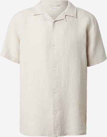 smėlio KnowledgeCotton Apparel Patogus modelis Marškiniai: priekis