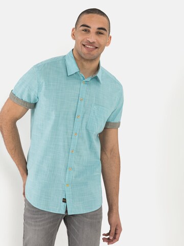 CAMEL ACTIVE Regular fit Button Up Shirt in Blue