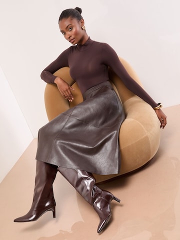 Lipsy Юбка в Коричневый