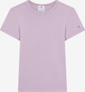 purpurinė Champion Authentic Athletic Apparel Marškinėliai: priekis