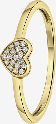 Lucardi Ring in Gold: front