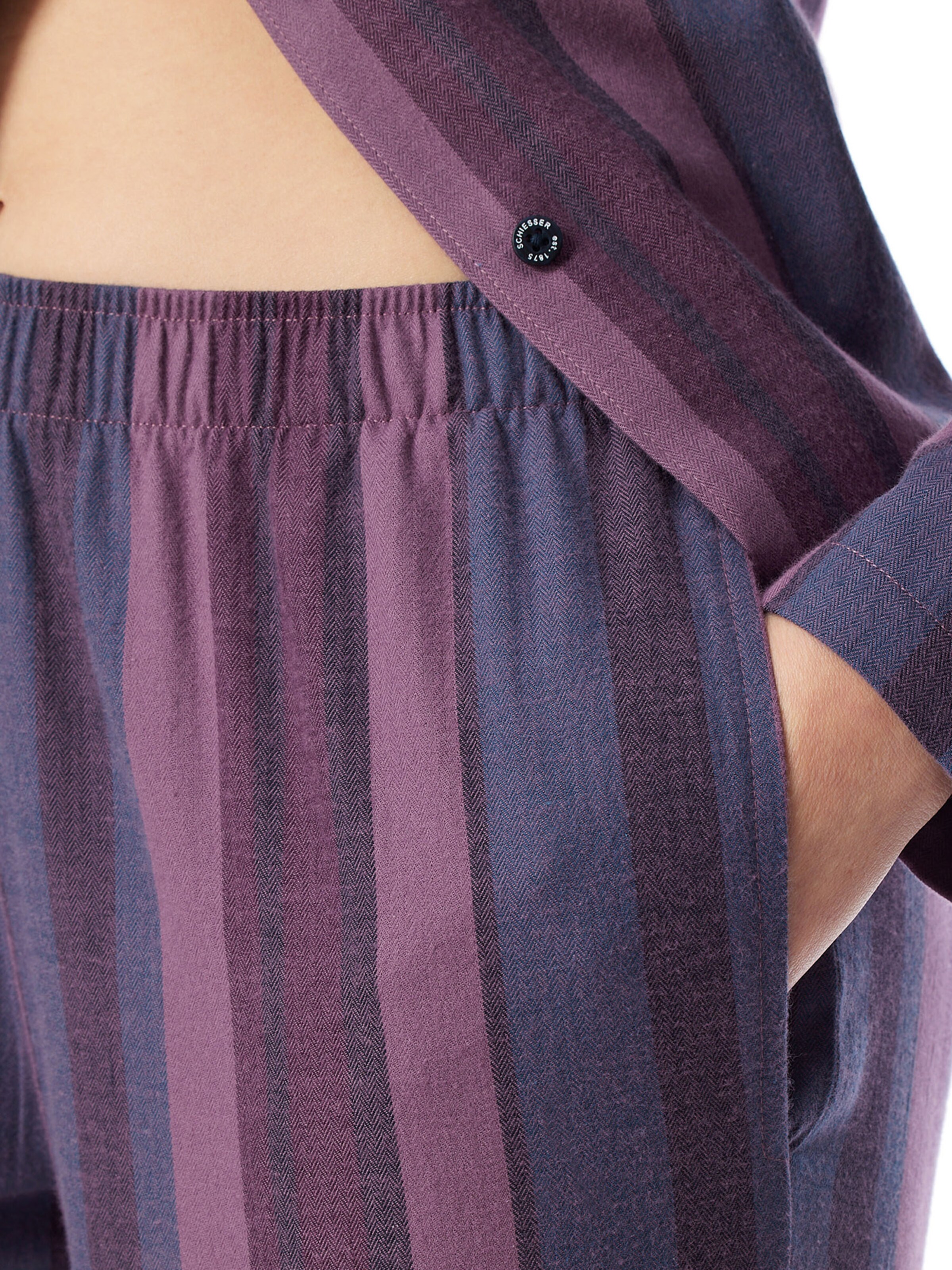 SCHIESSER Pyjama in Lila