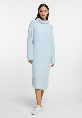 RISA Knitted dress in Blue