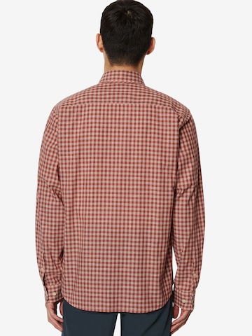 Marc O'Polo - Regular Fit Camisa em vermelho