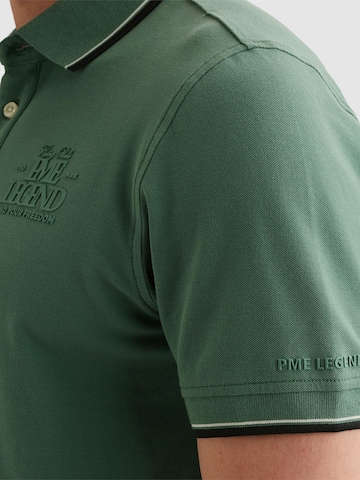 PME Legend - Camiseta 'Polo shirt in piqué with artwork' en negro