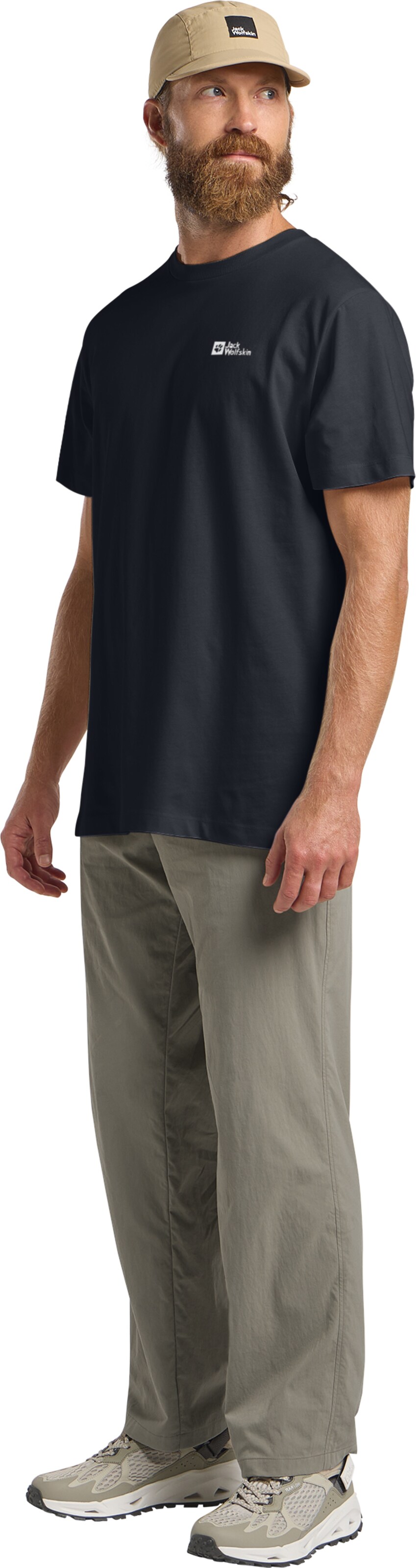 JACK WOLFSKIN Funktionsshirt in Schwarz