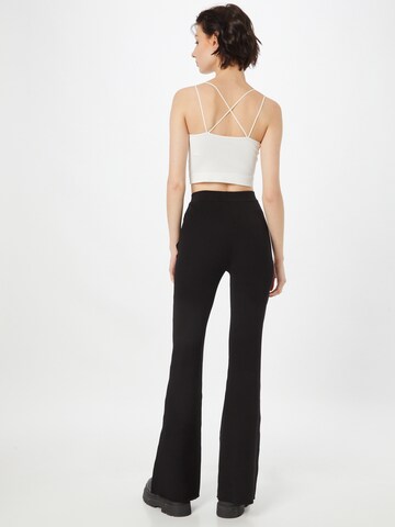WEEKDAY Flared Trousers in Black