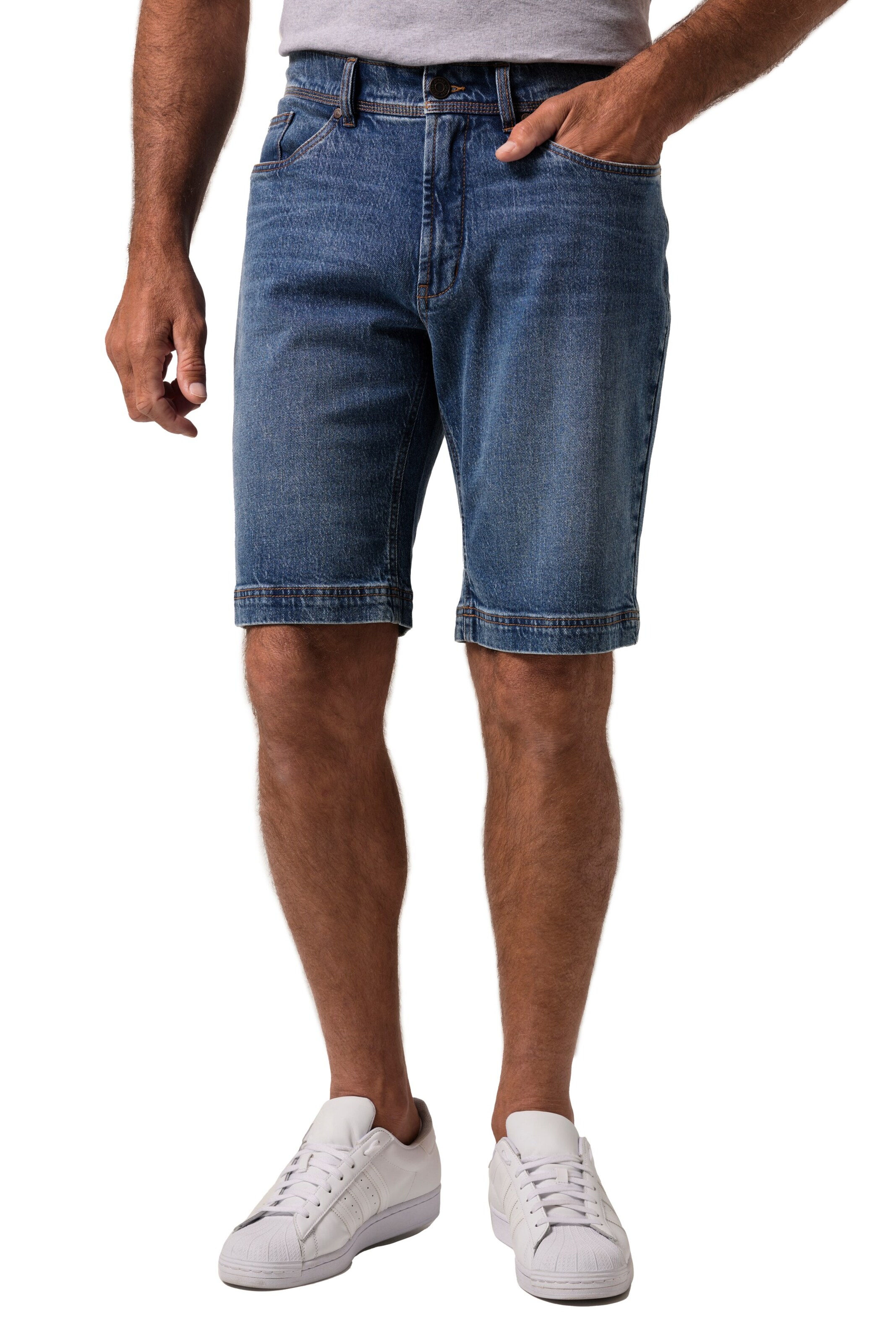 JP1880 Loosefit Jeans in Blauw: voorkant