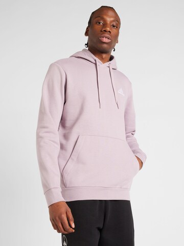 ADIDAS SPORTSWEAR - Sweatshirt de desporto 'Essentials Fleece' em roxo: frente