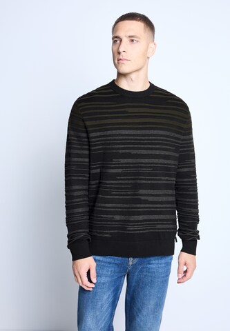 Street One MEN Sweater in Green: front