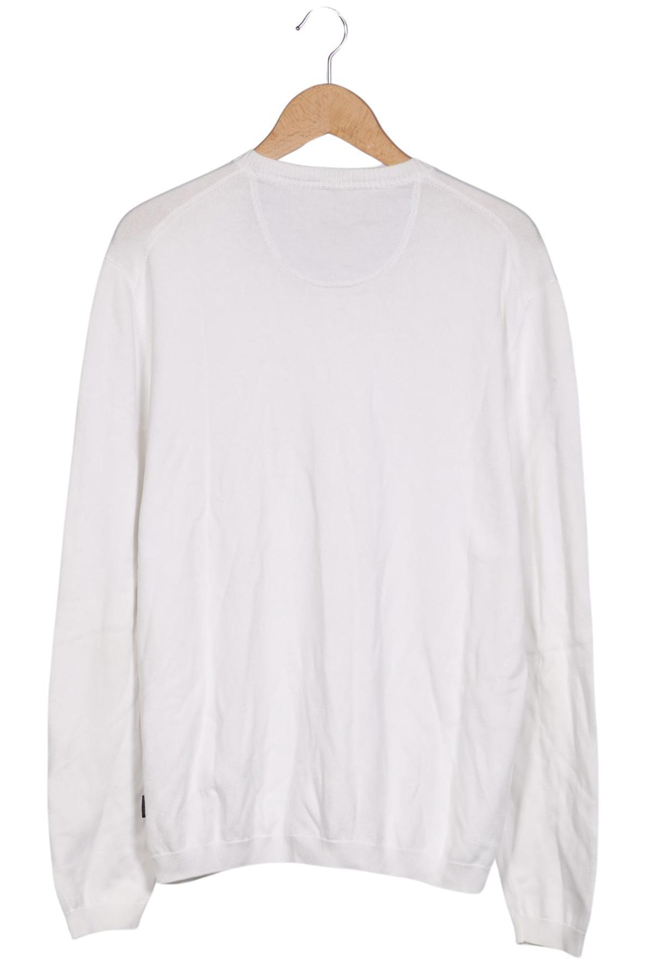 BOSS Pullover M in Weiß