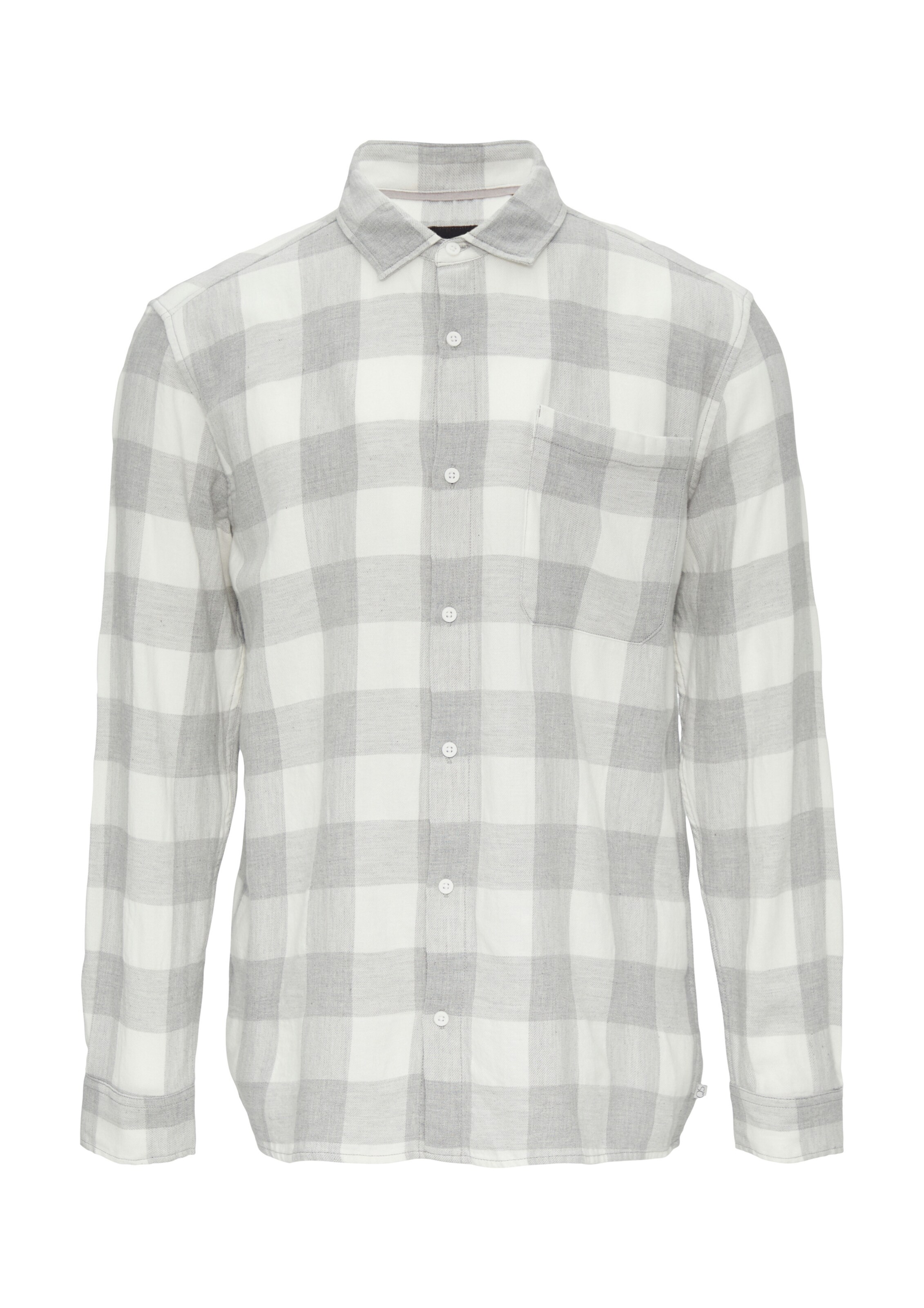 QS Overhemd in Grijs: voorkant