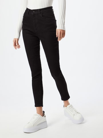 NU-IN Skinny Jeans in Black: front