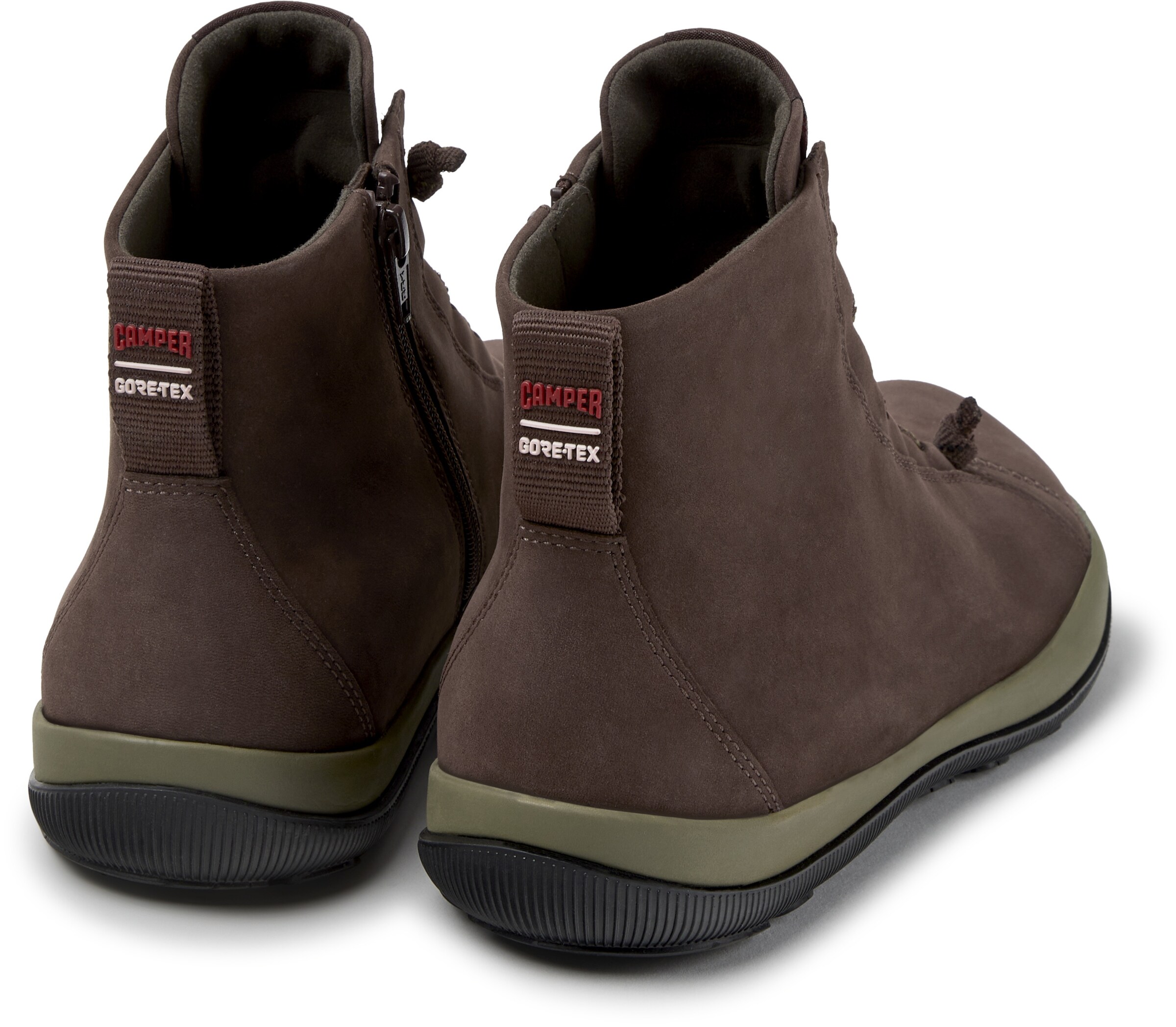 Bottes à lacets 'Peu Pista' CAMPER en marron