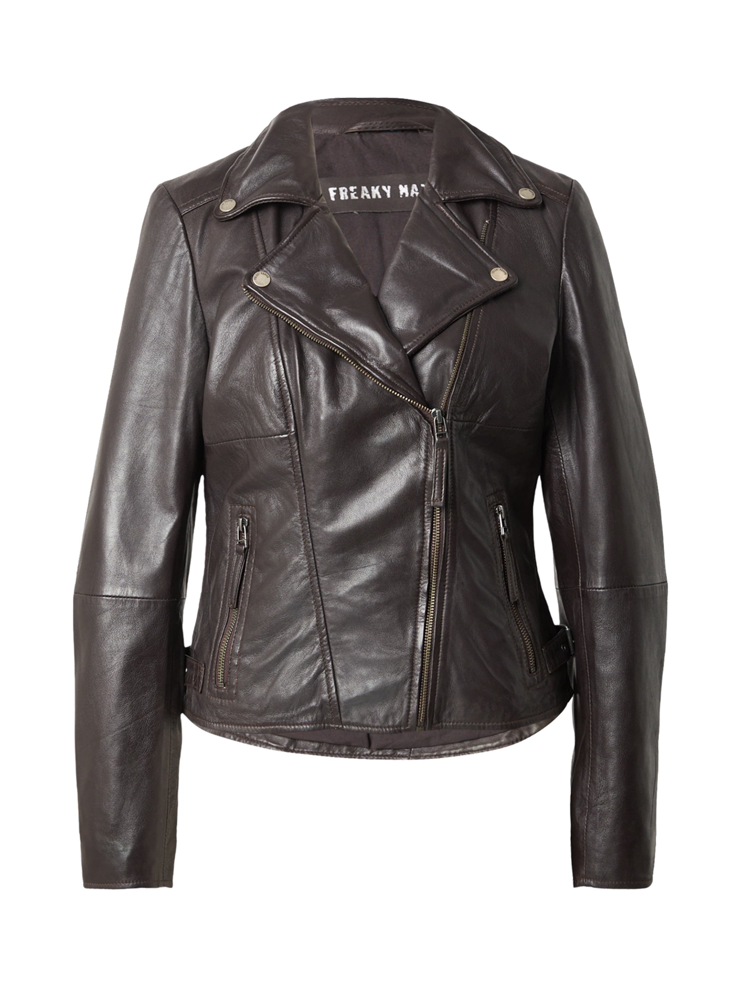 Veste mi-saison 'X-FN' FREAKY NATION en marron : devant