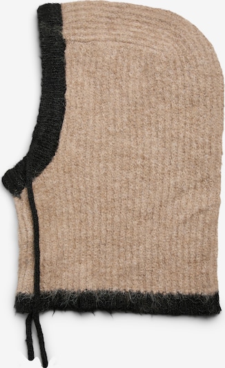 PIECES Beanie 'PCNambi' in 55-60 in Light brown / Black, Item view