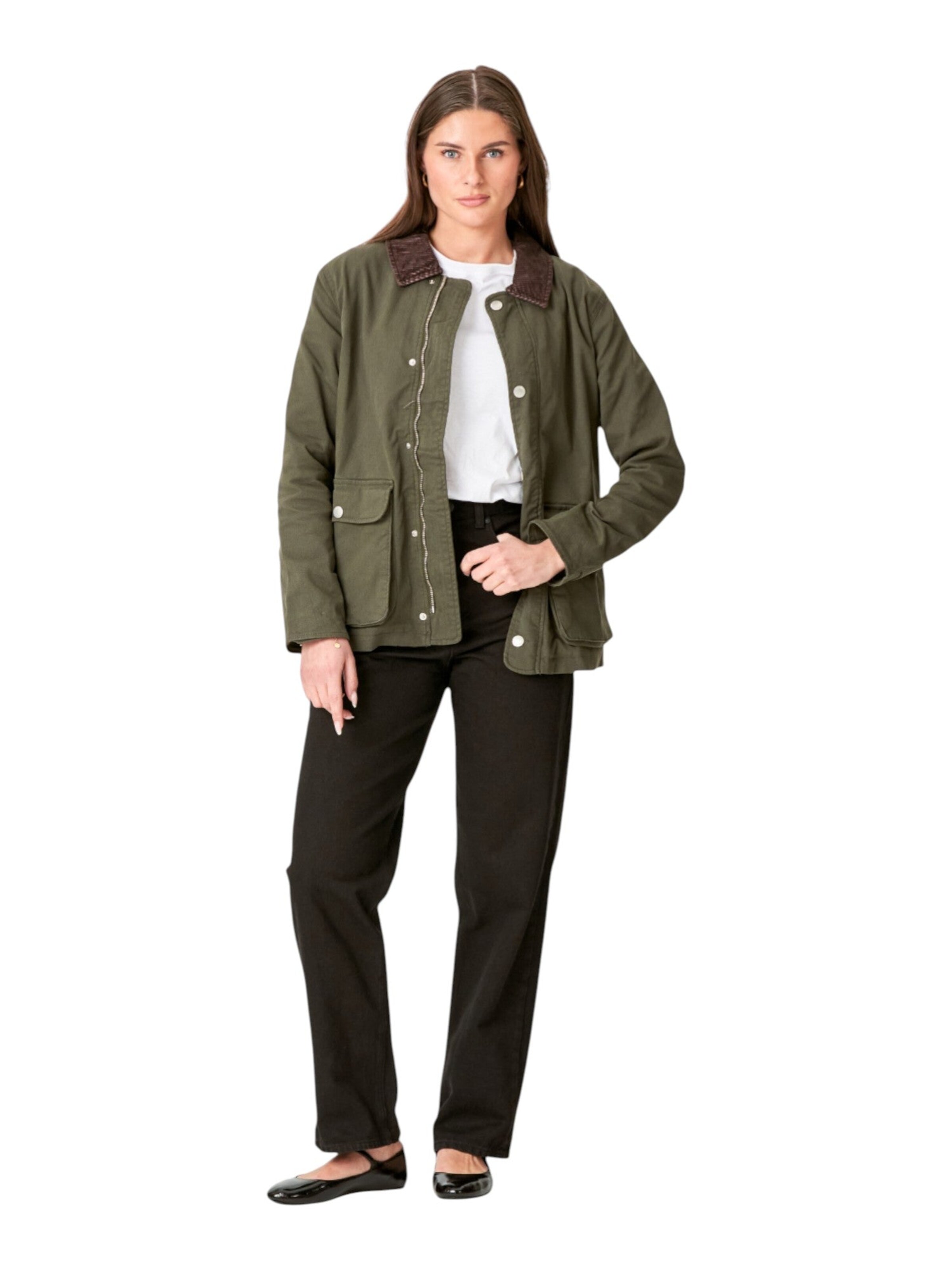 TEESHOPPEN Between-Season Jacket in Green