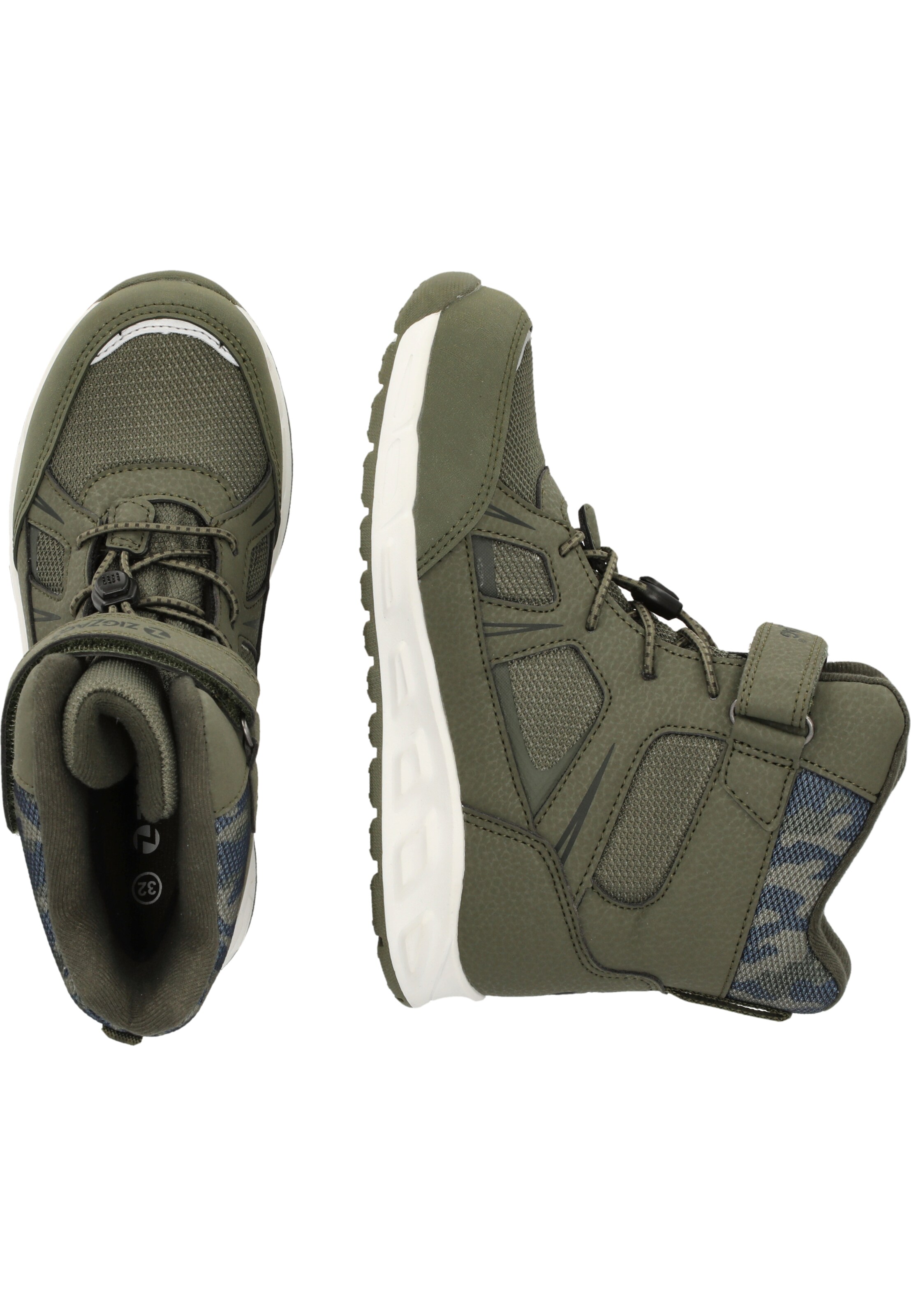 ZigZag Snow Boots 'Clementu' in Green