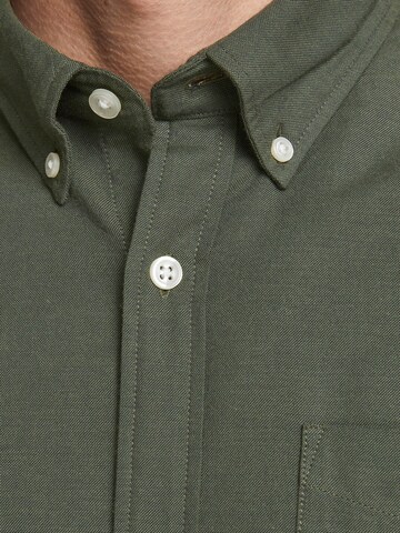 Slim fit Camicia 'JJEOxford' di JACK & JONES in verde