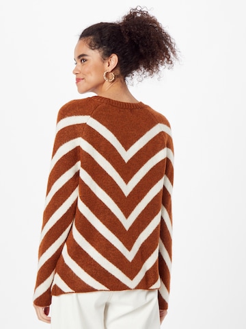 ONLY Sweater 'Leliza' in Brown