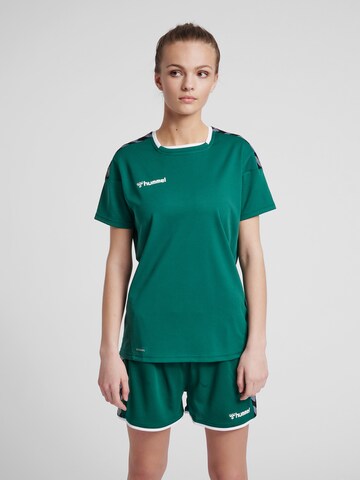 Hummel Performance Shirt 'AUTHENTIC' in Green: front