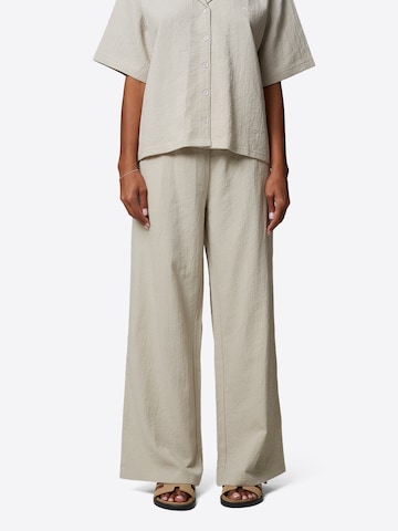 Wide Leg Pantalon Good For Nothing en gris : devant