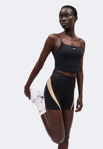 NIKE Skinny Spodnie sportowe 'NP' w kolorze czarny