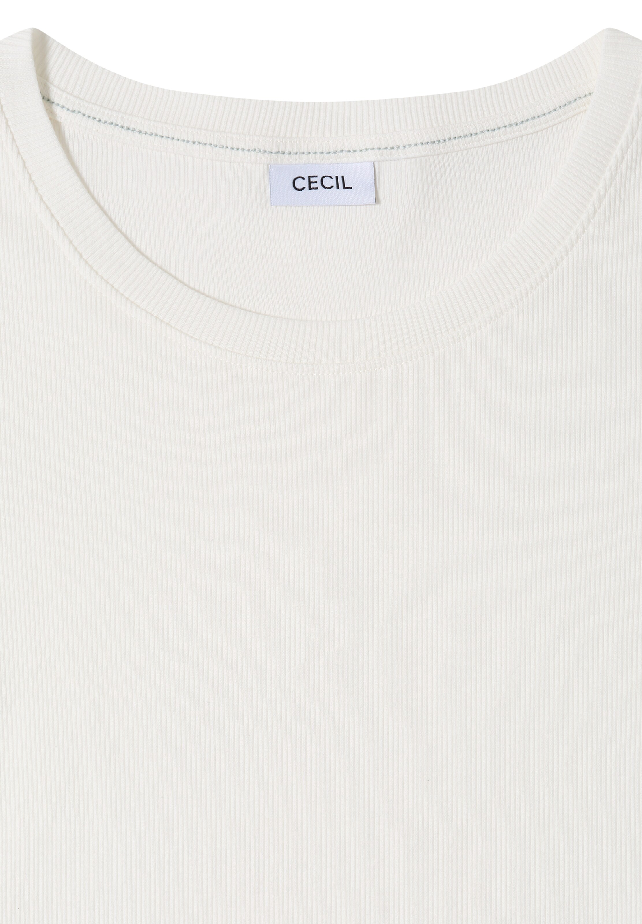 CECIL T-Shirt in Weiß