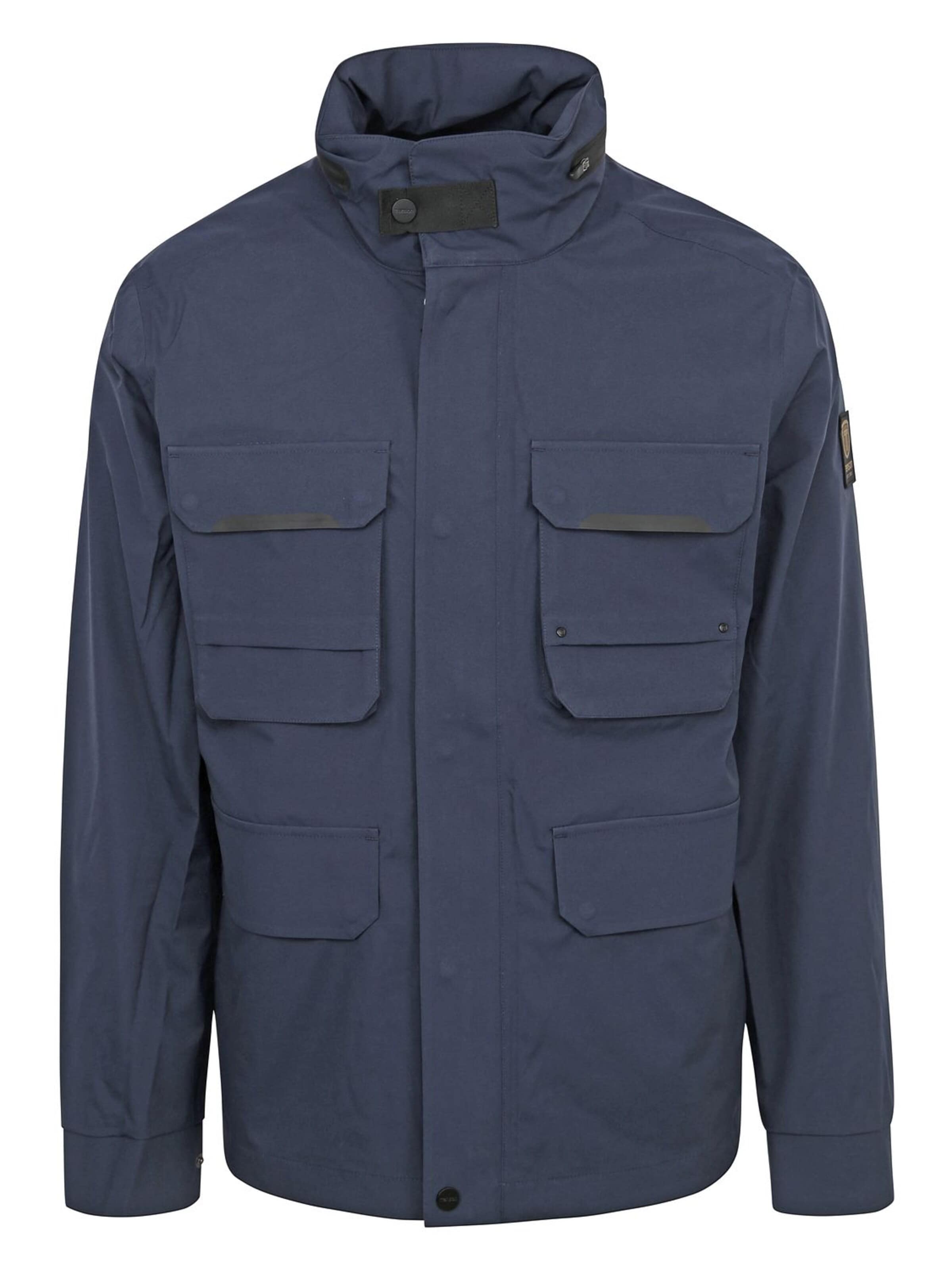 TENSON Winter Coat 'Fargo' in Blue: front