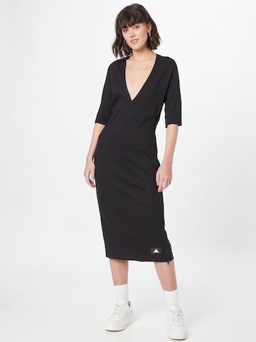 ADIDAS SPORTSWEAR - Vestido desportivo em preto: frente