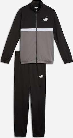PUMA Jogginganzug in Schwarz: Vorderseite