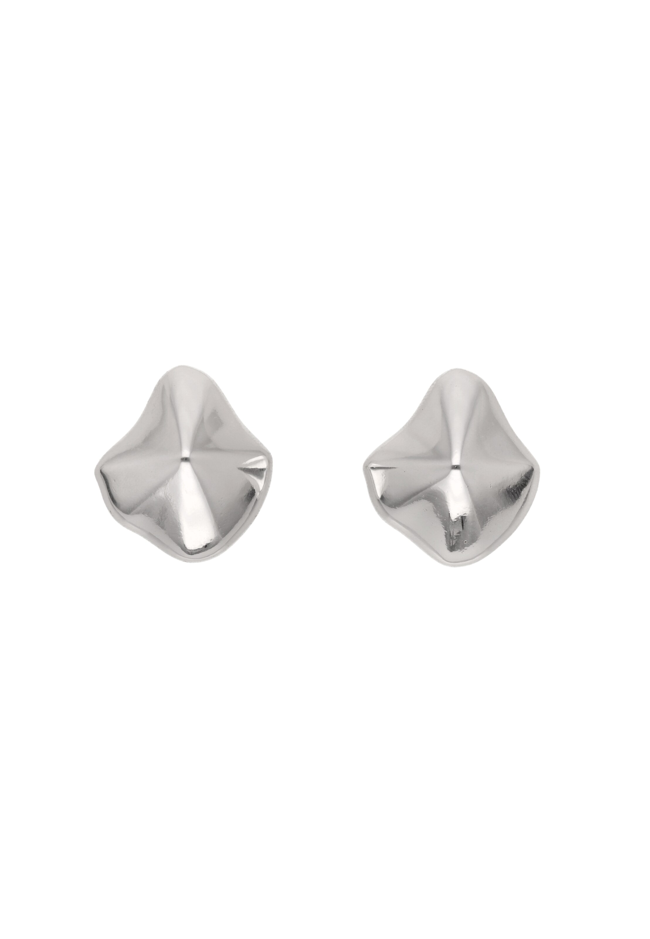 myMo ROCKS Earrings in Silver: front