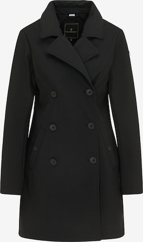 DreiMaster Klassik Between-seasons coat in Black: front