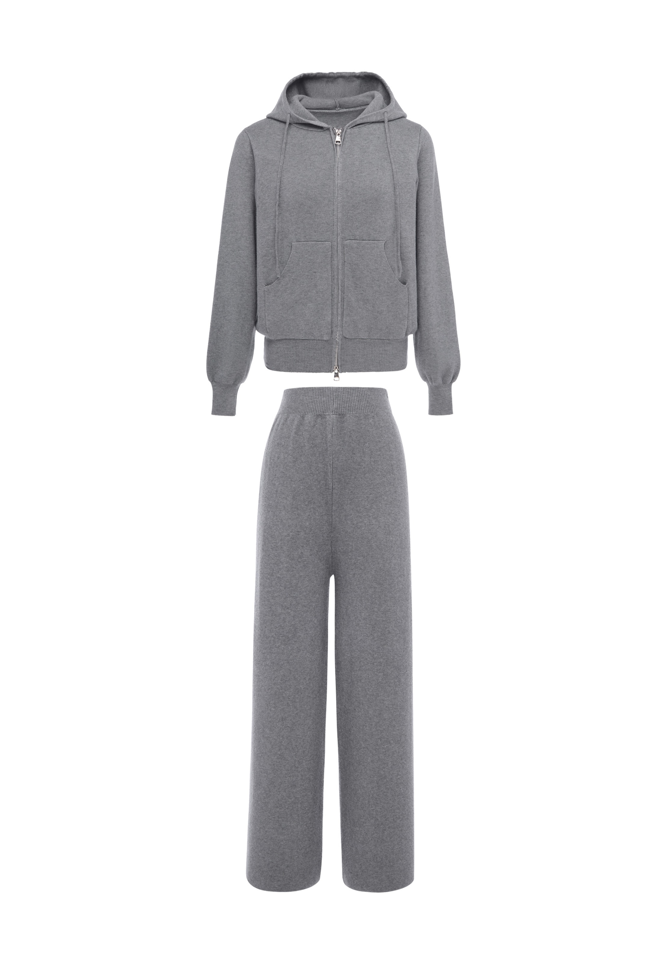 faina Set in Grey: front