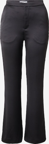 Coast Flared Trousers in Black: front