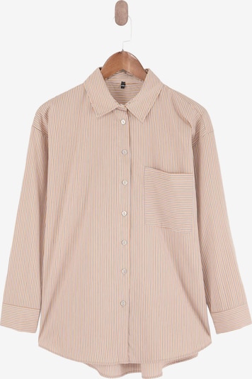 Trendyol Pusero koossa XS-XL värissä cappuccino / musta / valkoinen, Tuotenäkymä