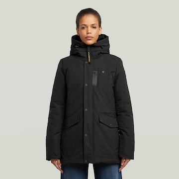 G-STAR Between-Seasons Parka in Black: front