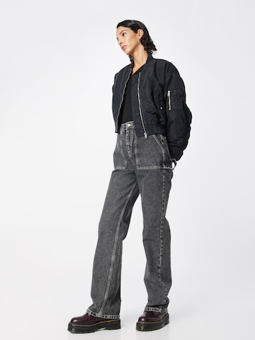 Trendyol Wide Leg Jeans in Grau