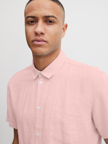 !Solid Slim fit Button Up Shirt 'Allan' in Pink